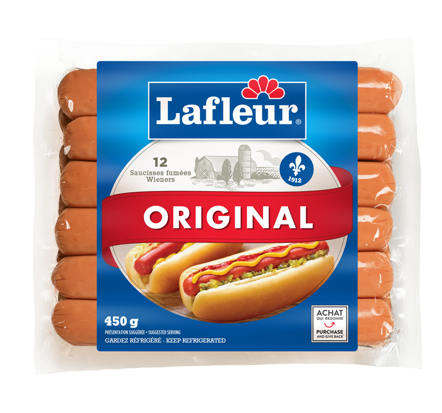 Lafleur Lafleur, Saucisses fraîches porc et bœuf légères - 375 g